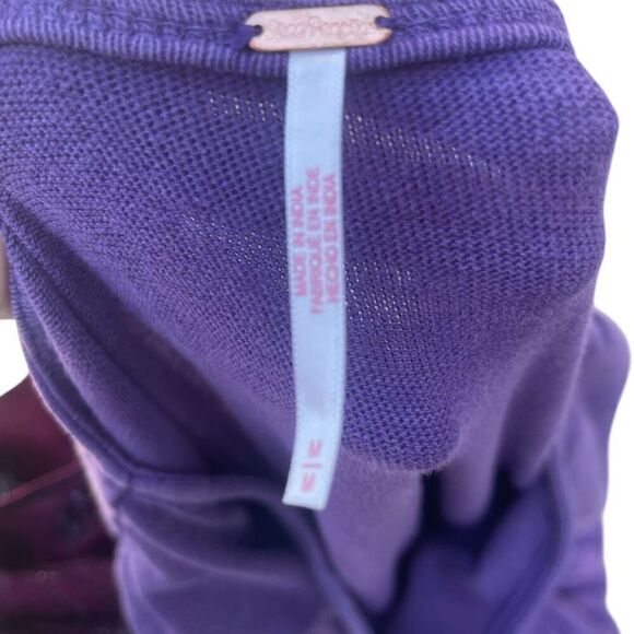 Free People Molly Purple Side Tie Midi Dress Size Medium - Picture 6 of 6